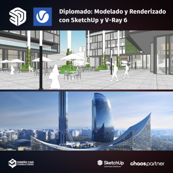 Modelado y Renderizado con SketchUp y V-Ray 6